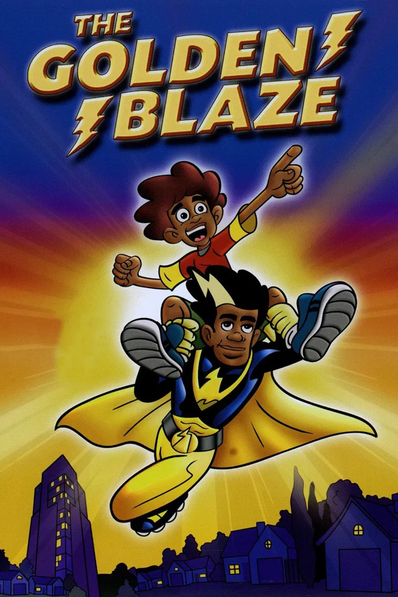 The Golden Blaze poster background