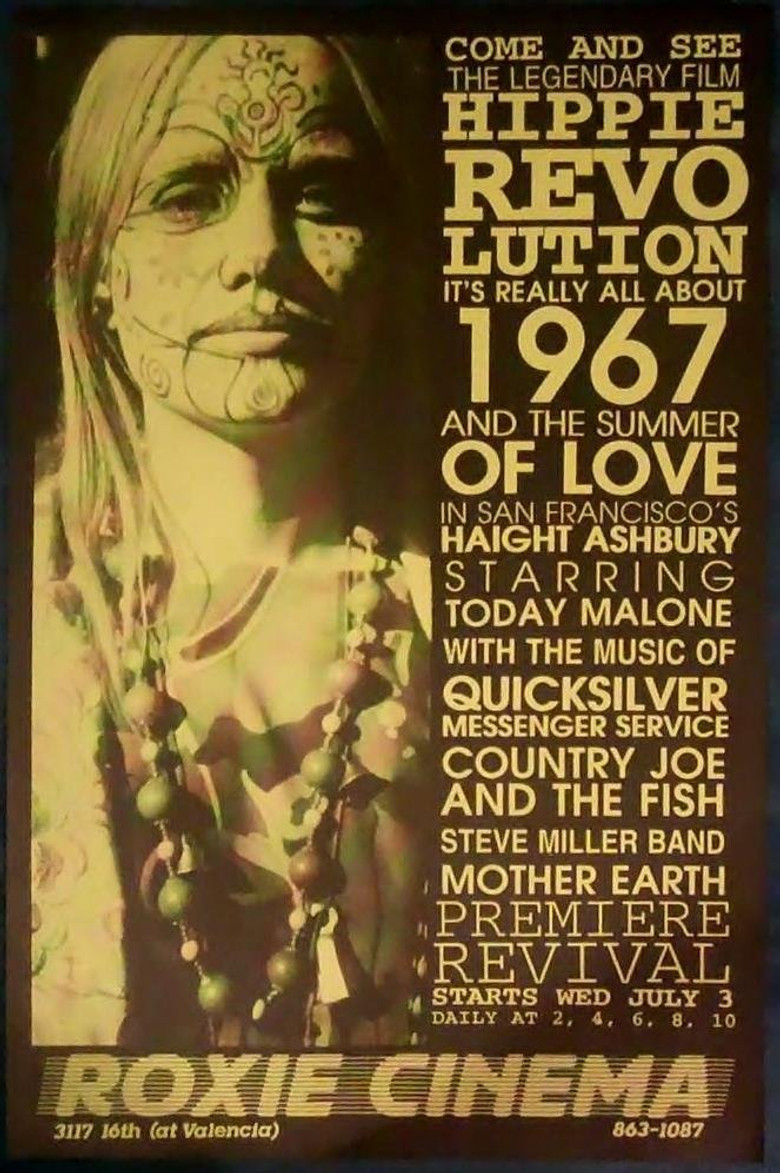 The Hippie Revolution poster background