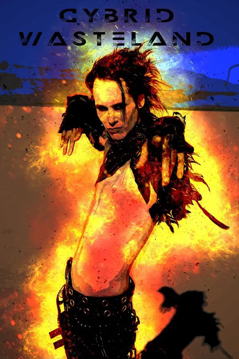 Cybrid Wasteland poster background