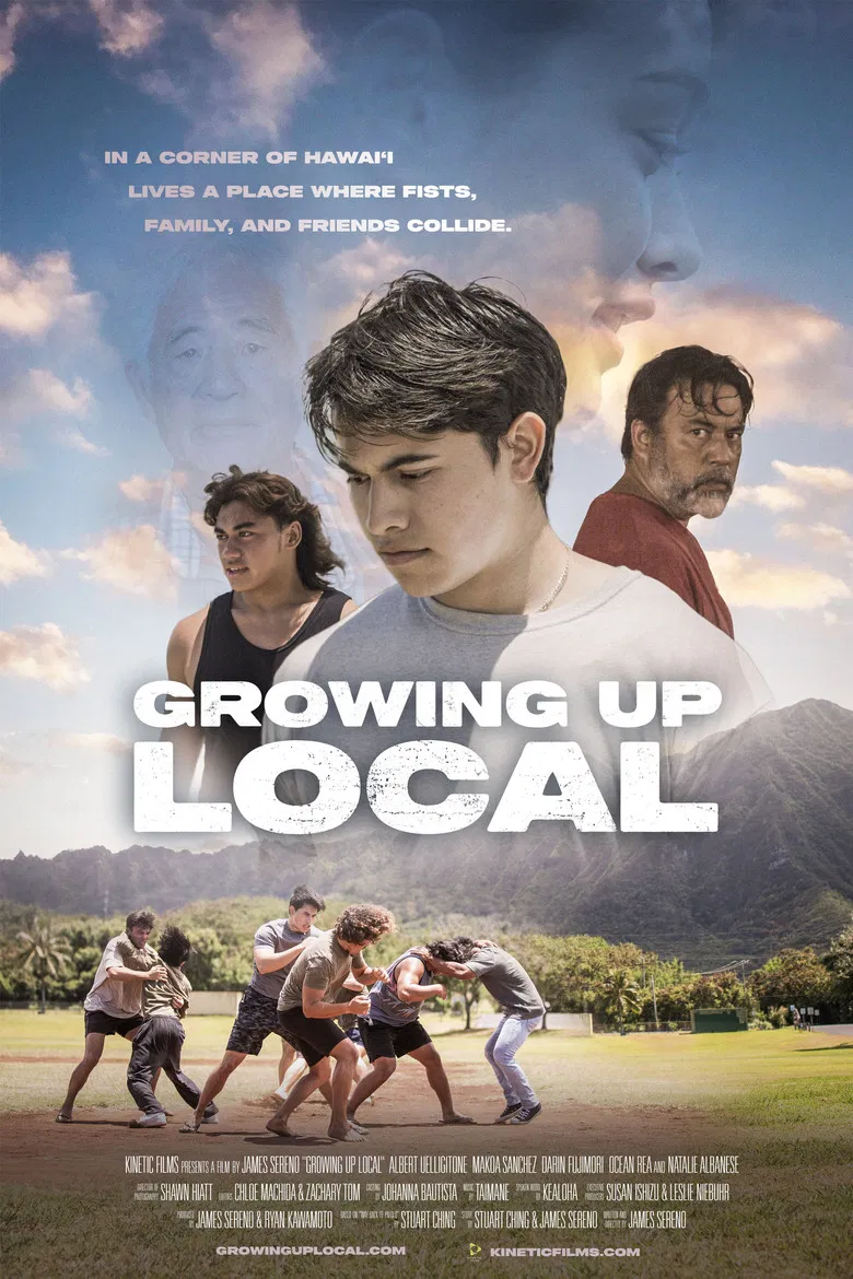 Growing Up Local poster background