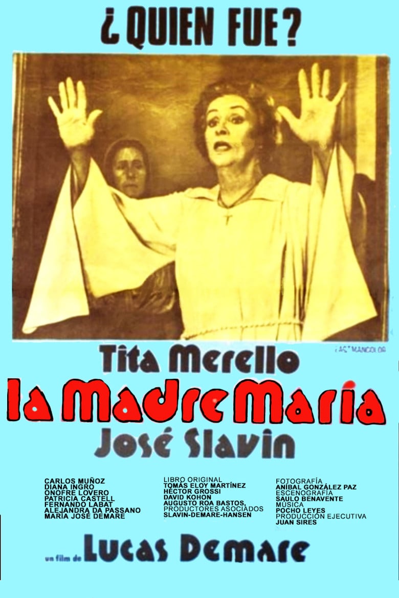 La madre María poster background