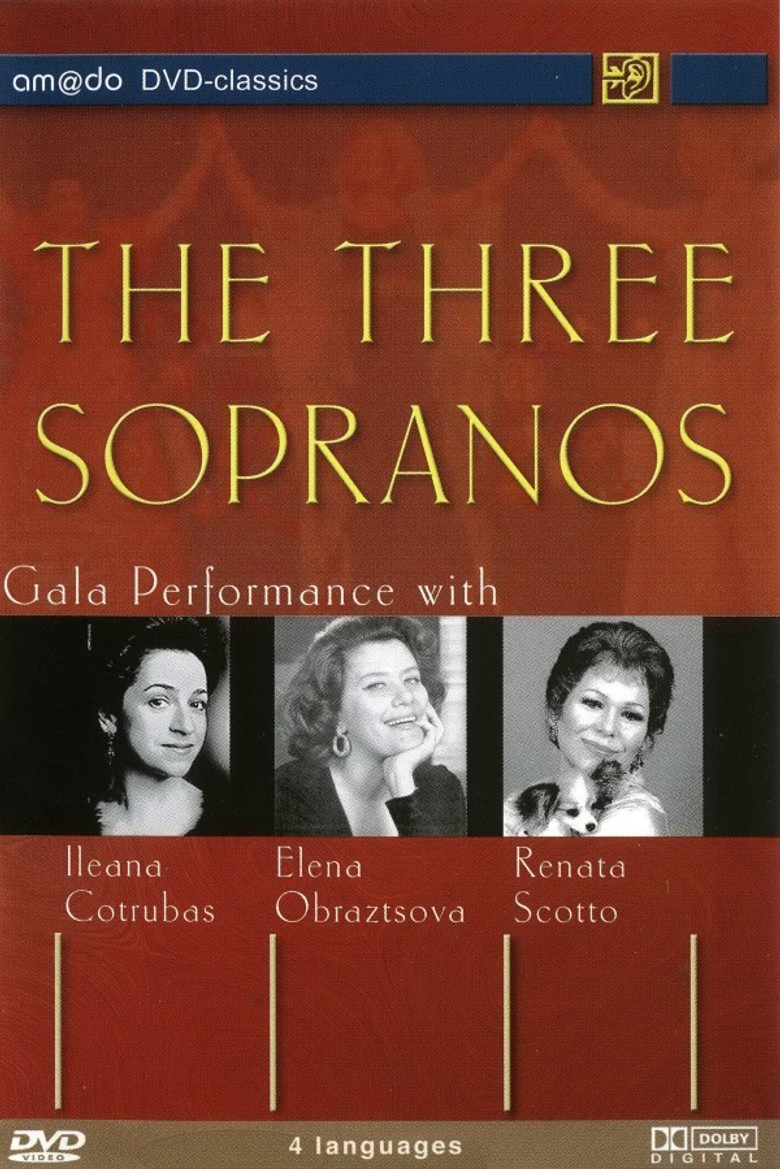 The Three Sopranos - Gala Performance with Renata Scotto, Ileana Cotrubas and Elena Obraztsova poster background