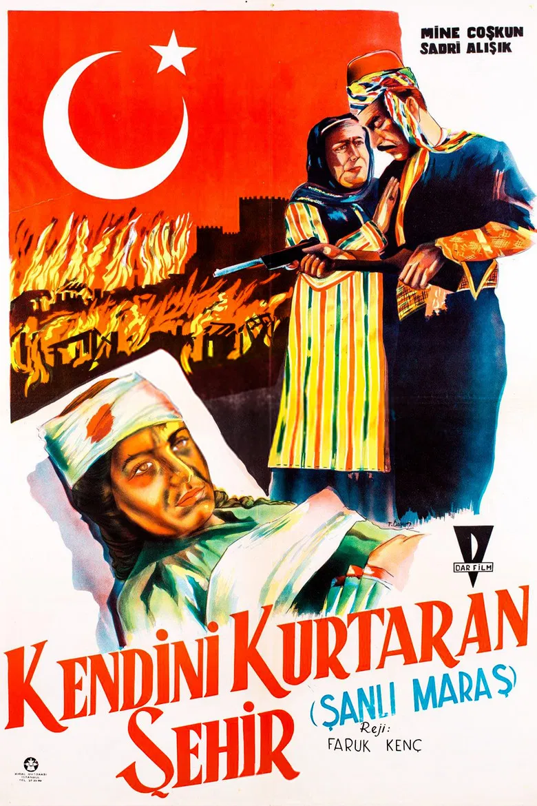 Kendini Kurtaran Şehir poster background