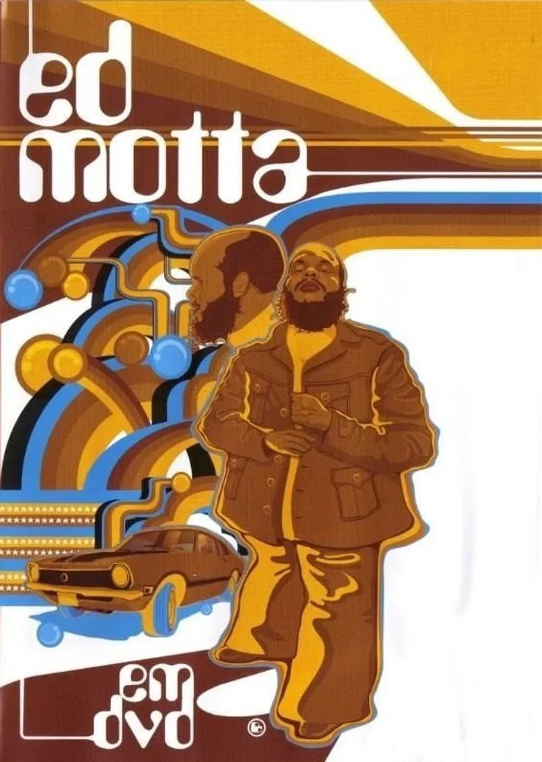 Ed Motta em DVD poster background