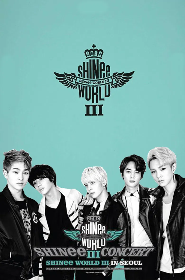 SHINee CONCERT "SHINee WORLD III" poster background