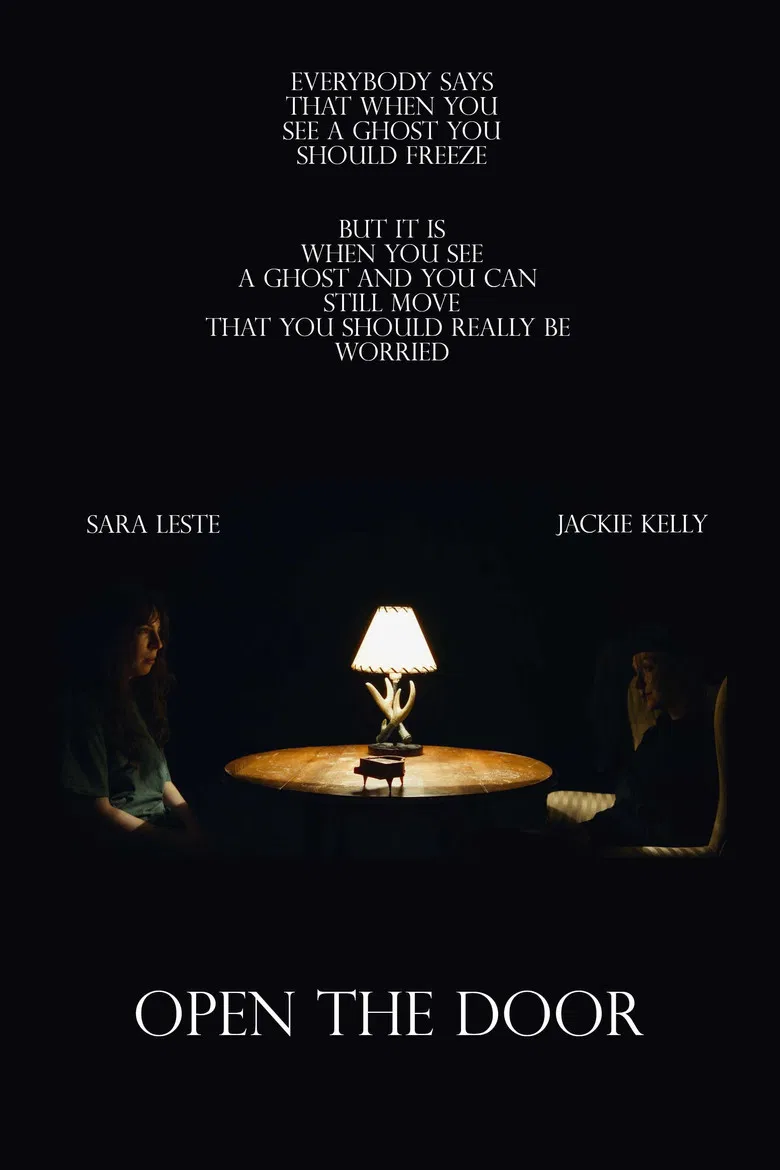 OPEN THE DOOR poster background