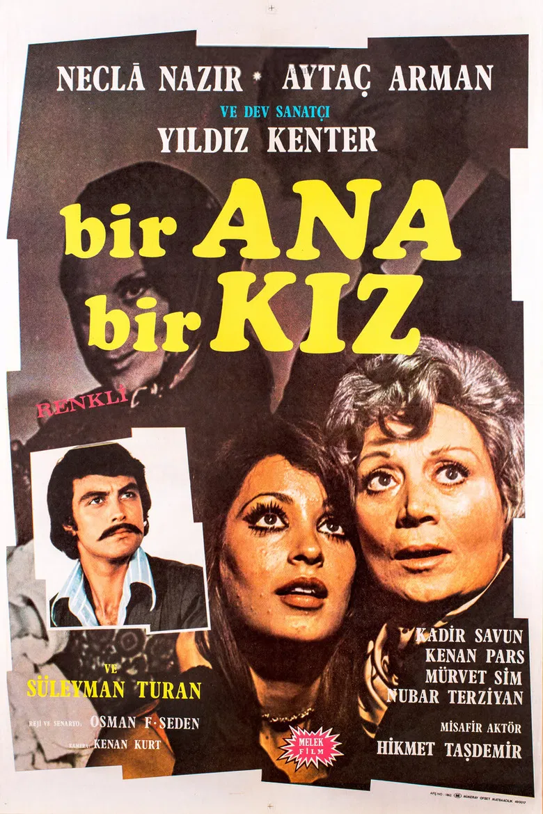 Bir Ana Bir Kız poster background