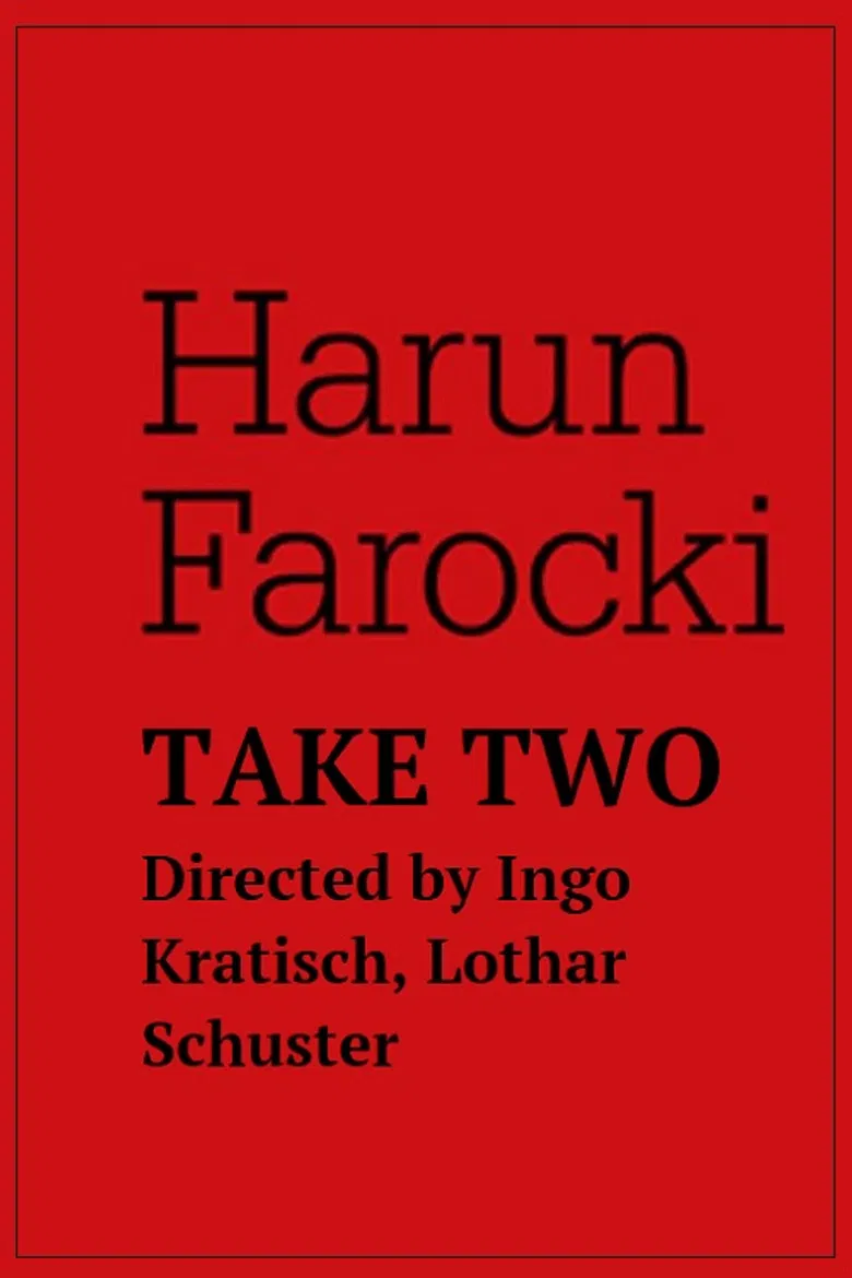 Harun Farocki - Take Two poster background