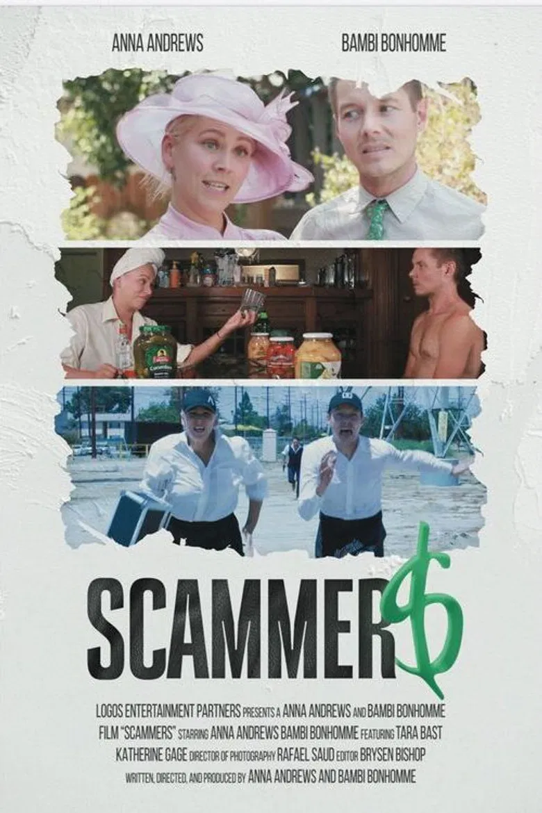 Scammers poster background