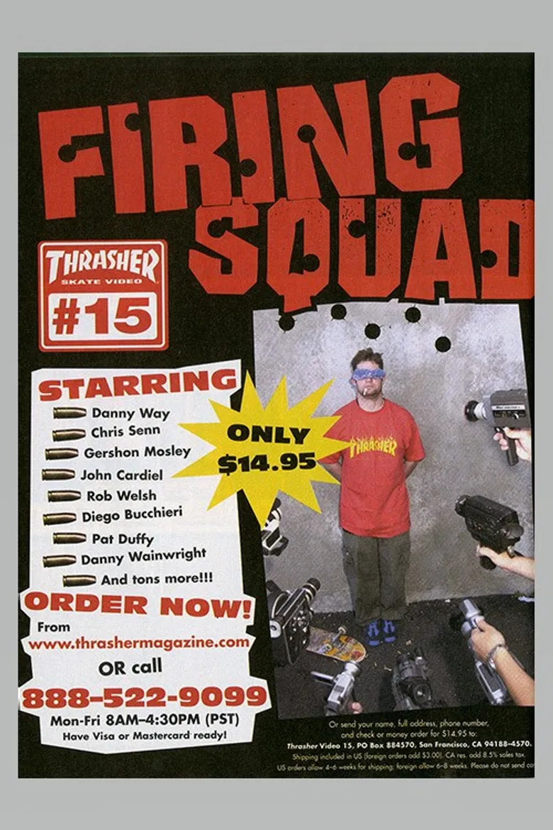 Thrasher - Firing Squad poster background