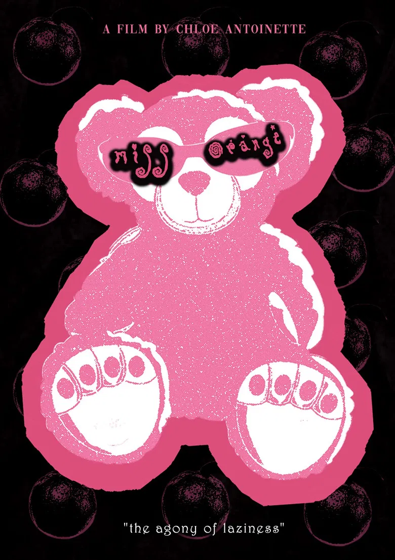 Miss Orange poster background