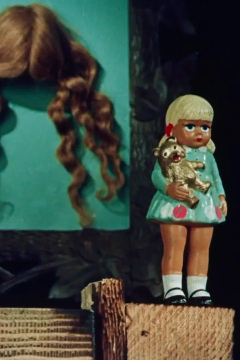 A Woman, A Rose, A Goblin And Anger poster background