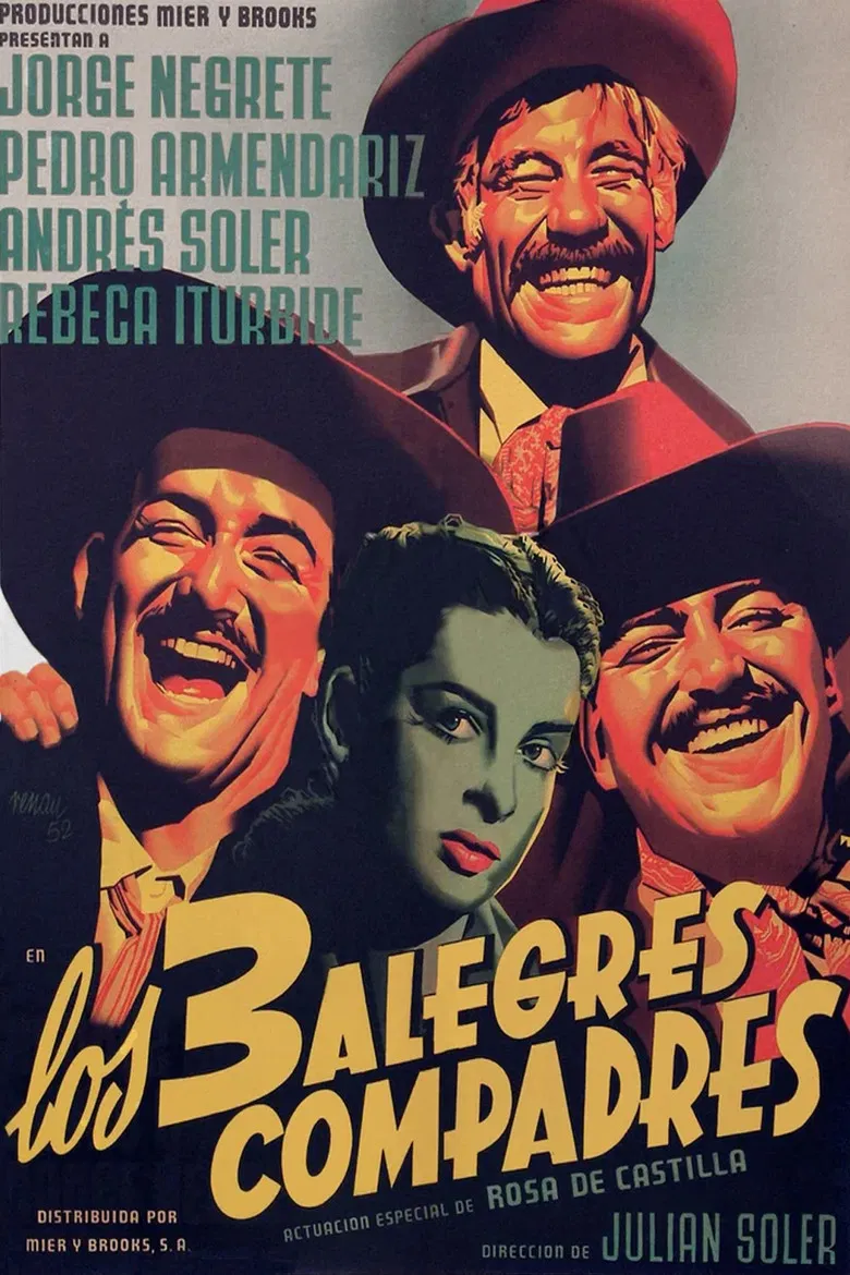 Los tres alegres compadres poster background