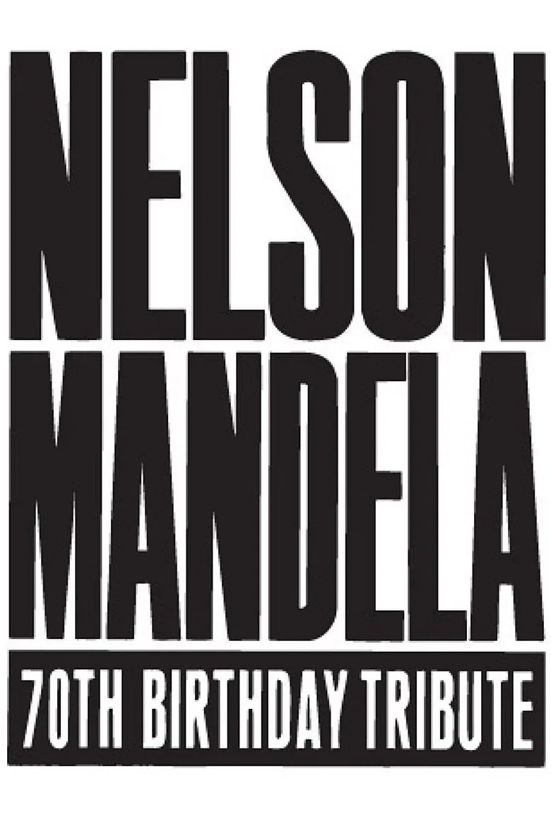 Nelson Mandela 70th Birthday Tribute poster background