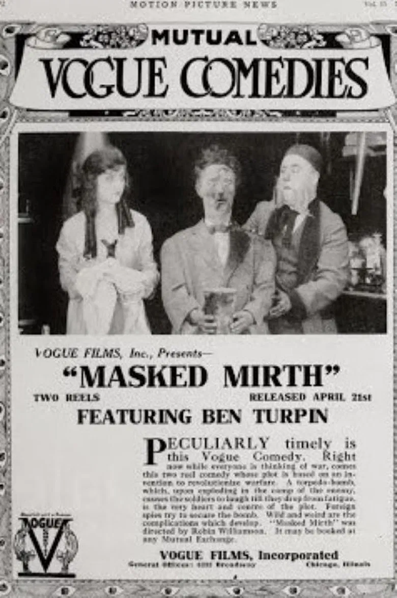 Masked Mirth poster background