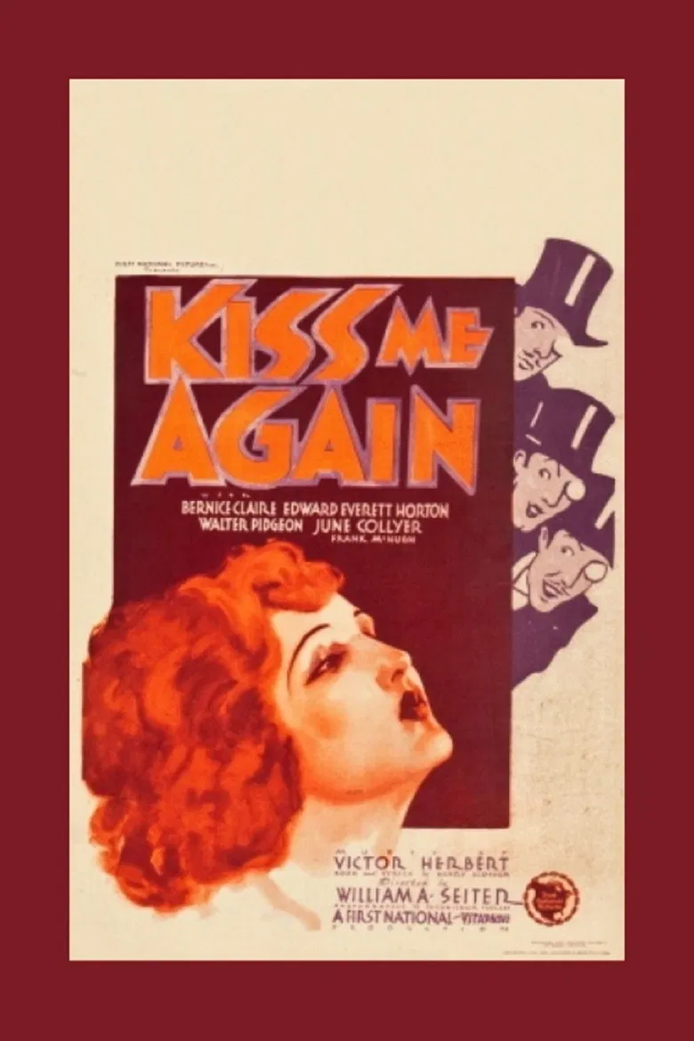 Kiss Me Again poster background
