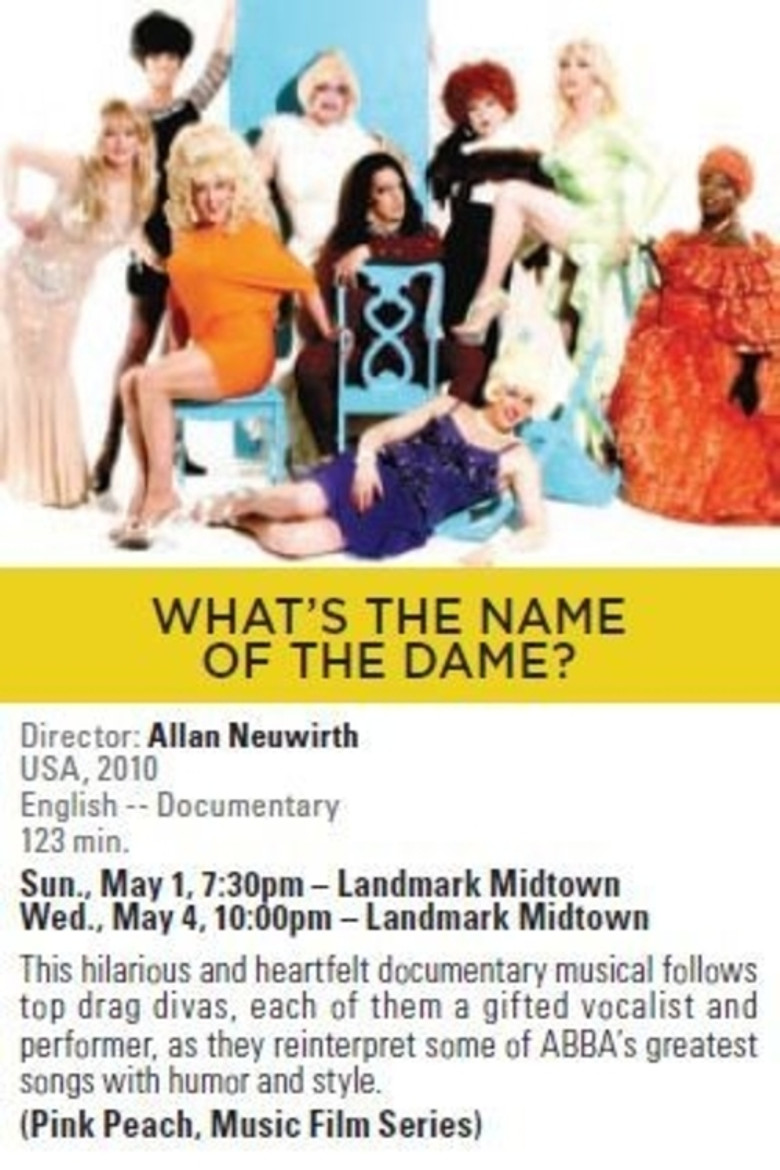 What's the Name of the Dame? poster background