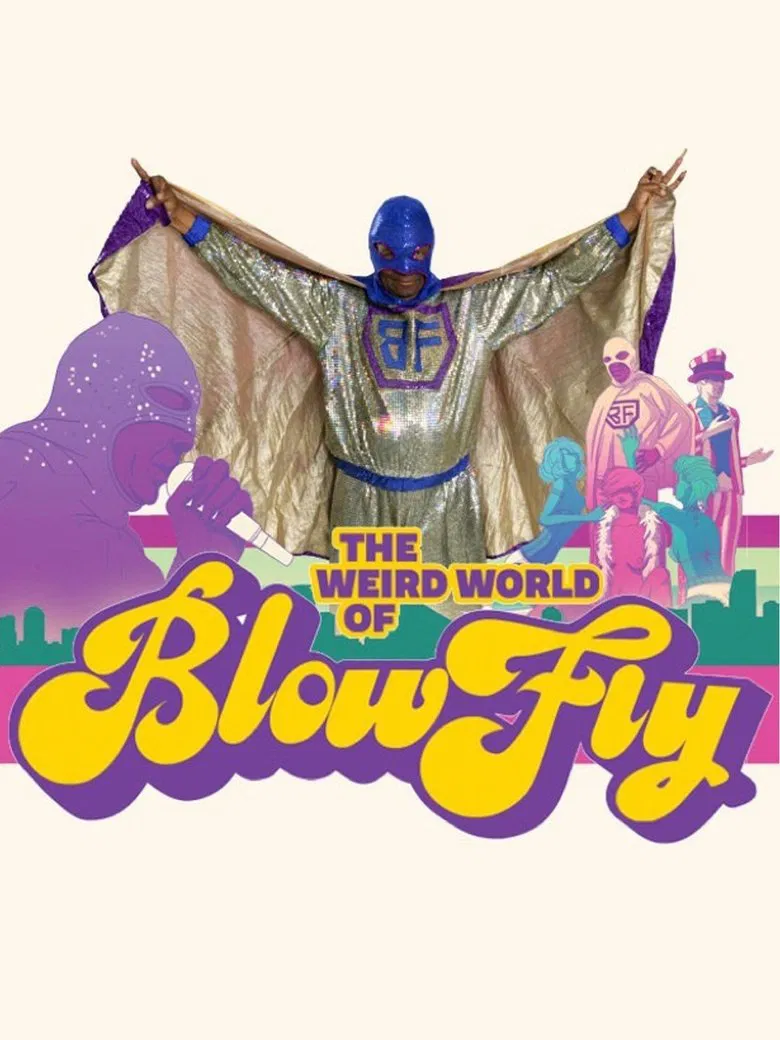 The Weird World of Blowfly poster background