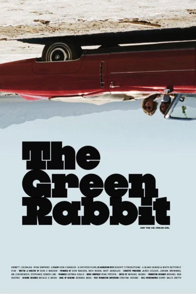 The Green Rabbit & The Ice Cream Girl poster background