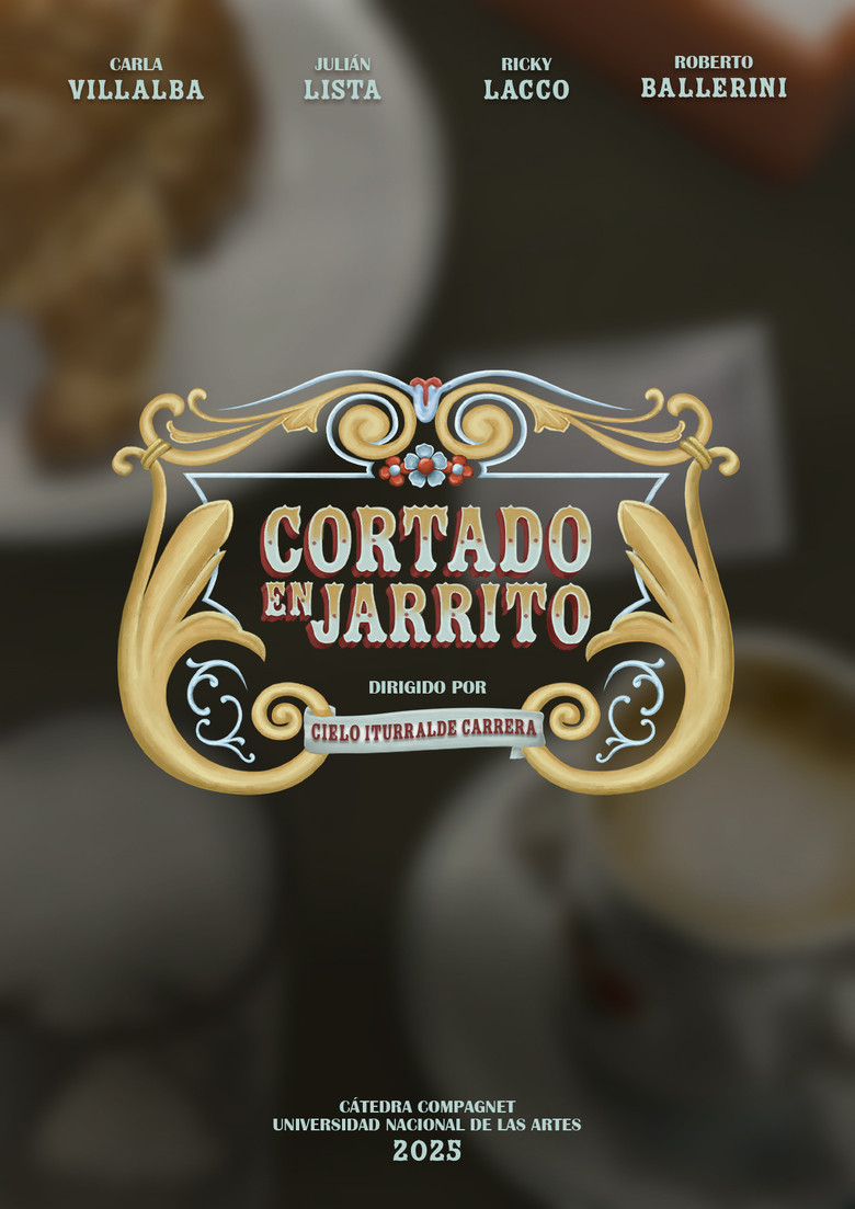 Cortado en Jarrito poster background
