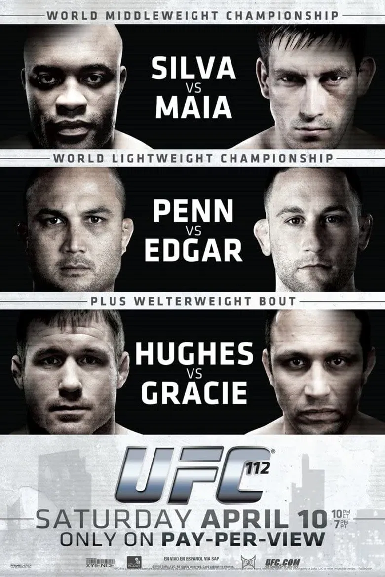 UFC 112: Invincible poster background