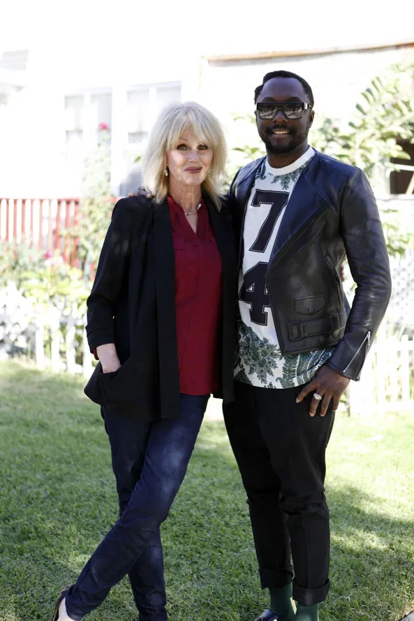 Joanna Lumley Meets Will.I.Am poster background