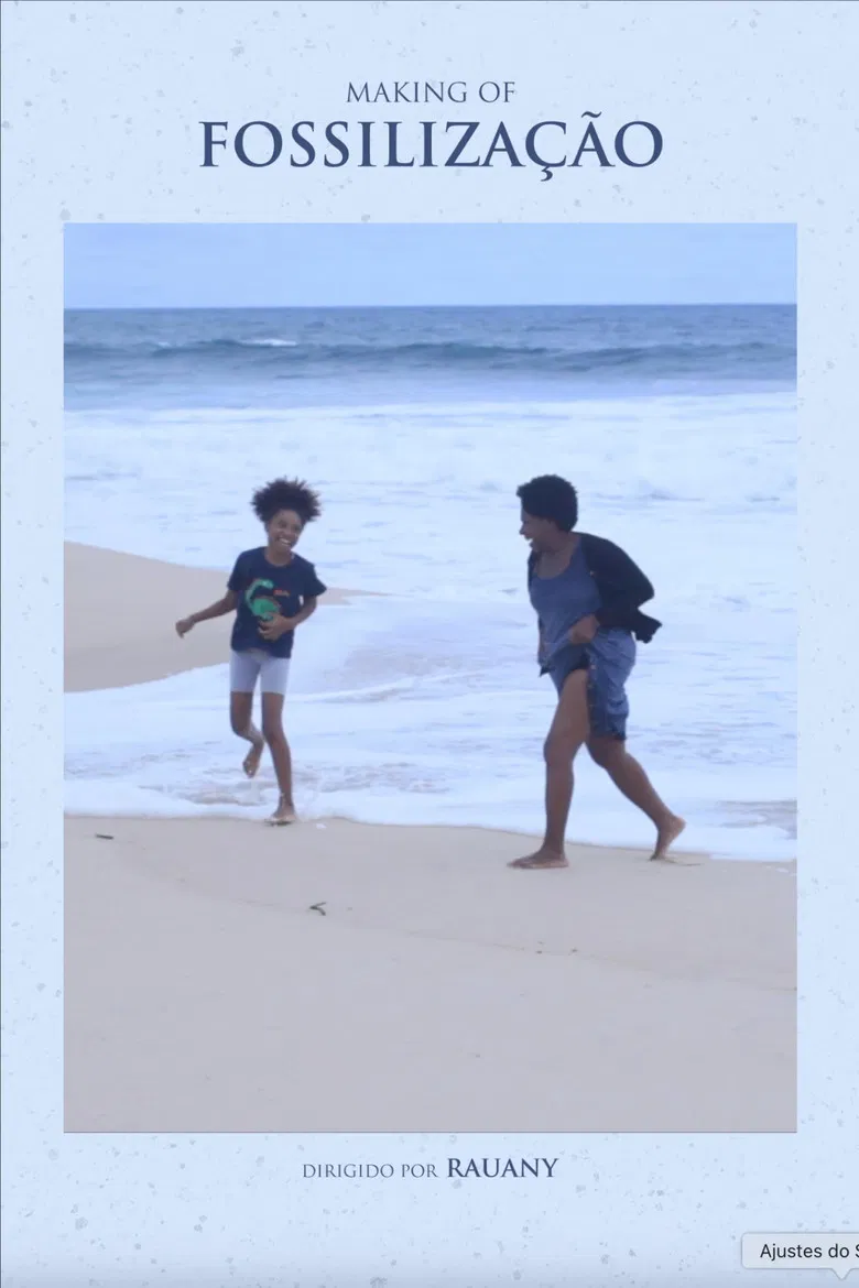 Making of Fossilização poster background