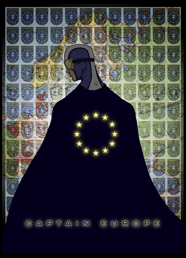 Hero - Capitan Europa poster background