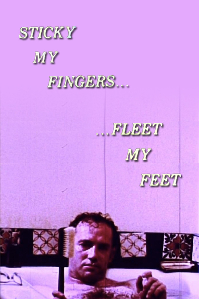 Sticky My Fingers ... Fleet My Feet poster background