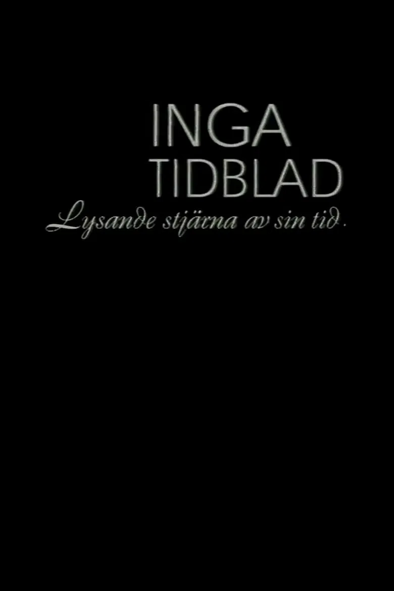 Inga Tidblad - Lysande stjärna av sin tid poster background