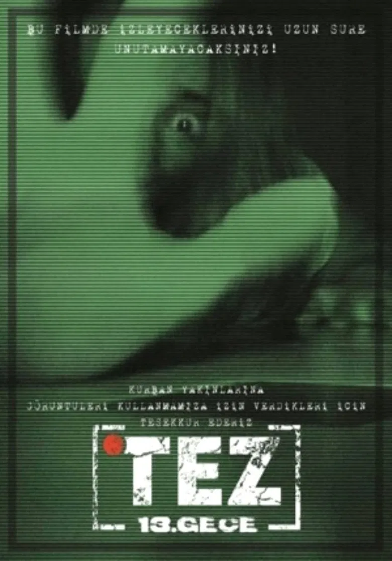 Tez 13. Gece poster background