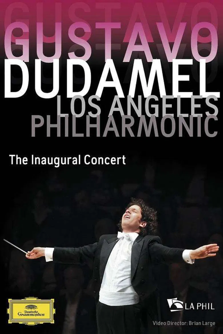Gustavo Dudamel and the Los Angeles Philharmonic: The Inaugural Concert poster background