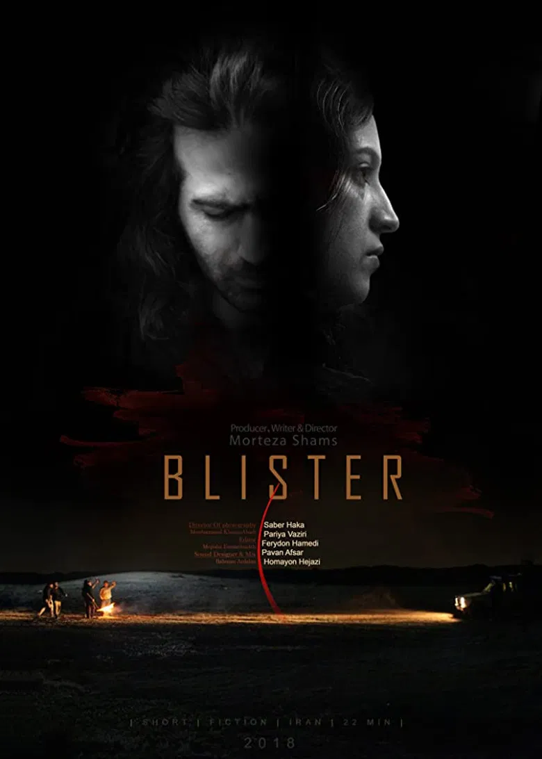 Blister poster background