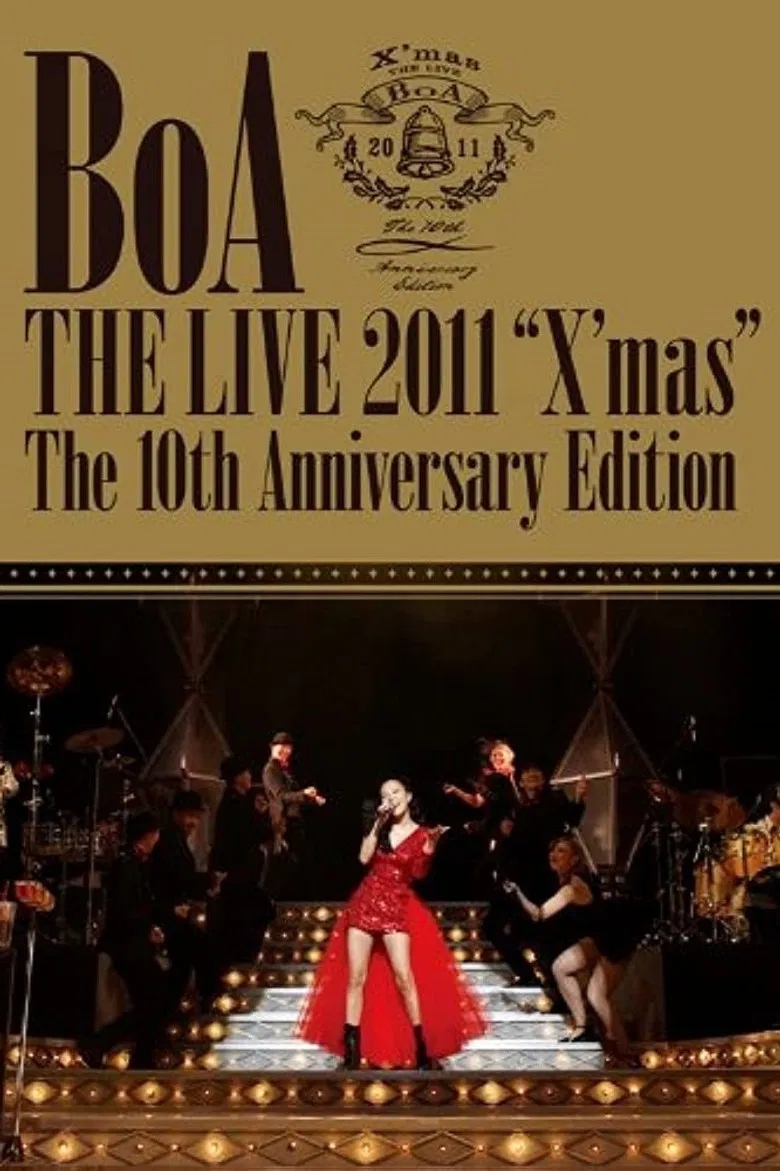 BoA THE LIVE 2011 “X'mas” ~The 10th Anniversary Edition~ poster background