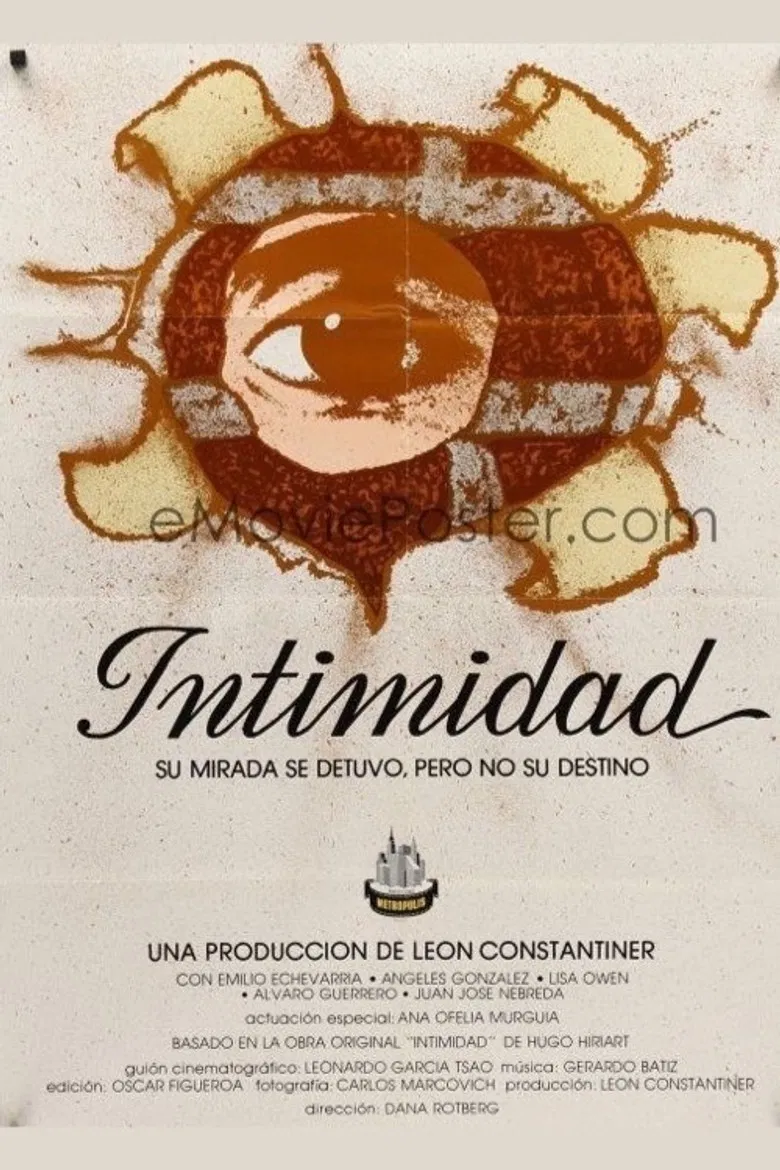 Intimidad poster background