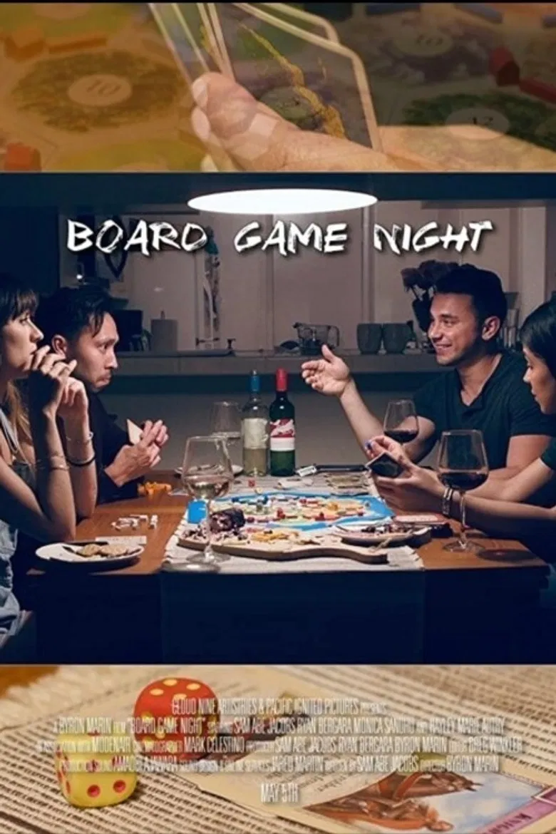 Board Game Night poster background