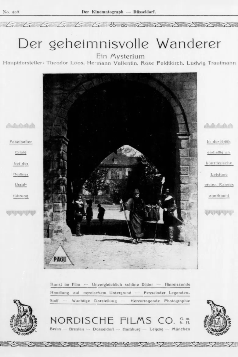 Der geheimnisvolle Wanderer poster background