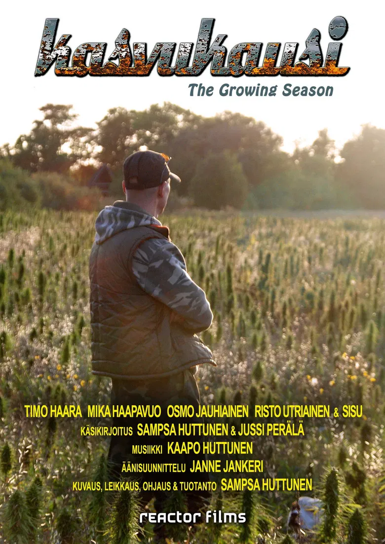 Kasvukausi poster background