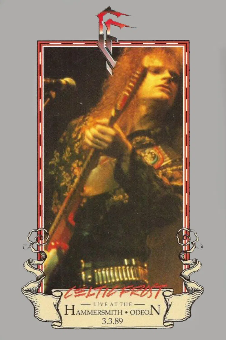 Celtic Frost: Live at the Hammersmith Odeon 3.3.89 poster background