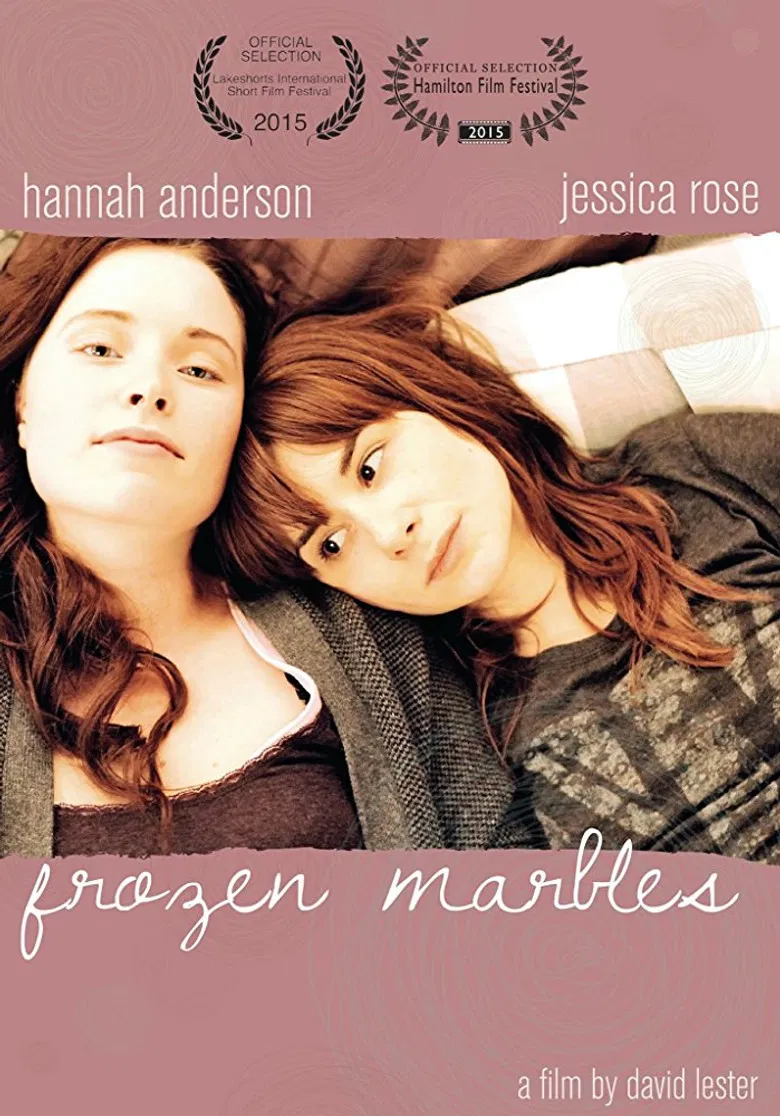 Frozen Marbles poster background