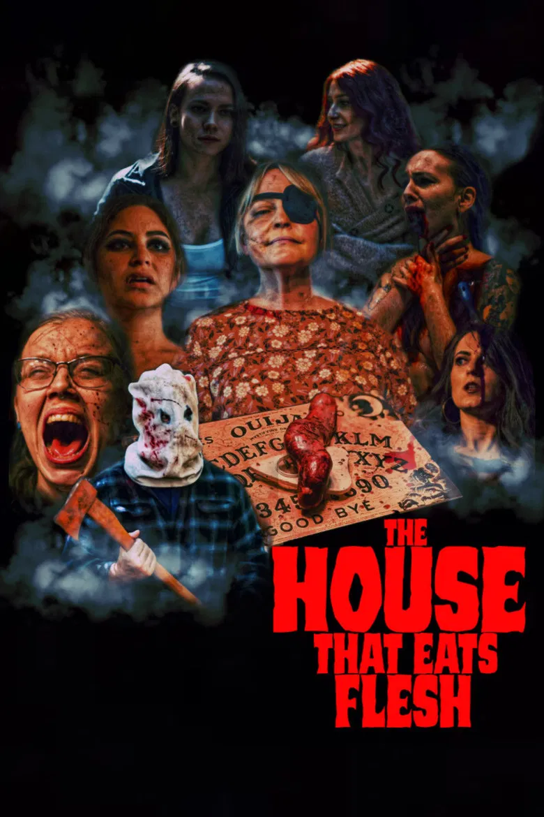 The House that Eats Flesh poster background