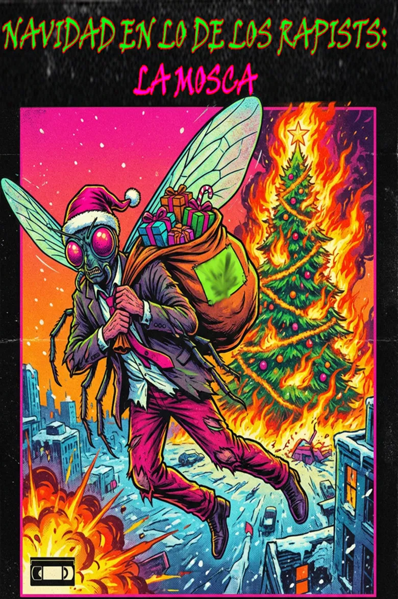 Rapists House Christmas: The Fly poster background