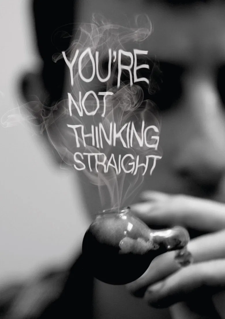 You're Not Thinking Straight poster background