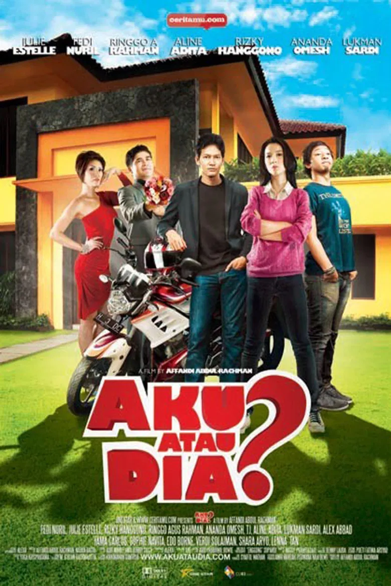 Aku atau Dia? poster background