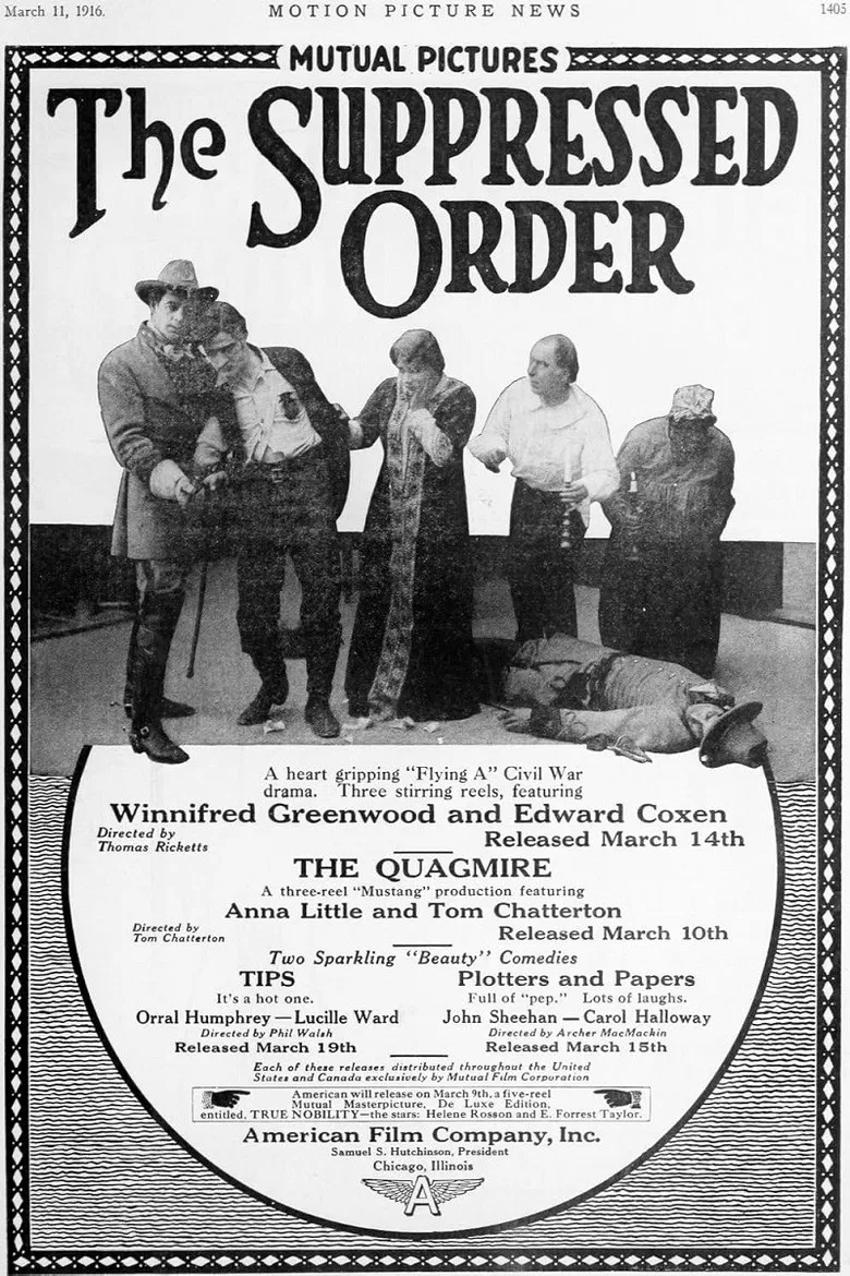 The Suppressed Order poster background