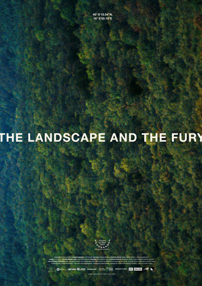 The Landscape and the Fury poster background