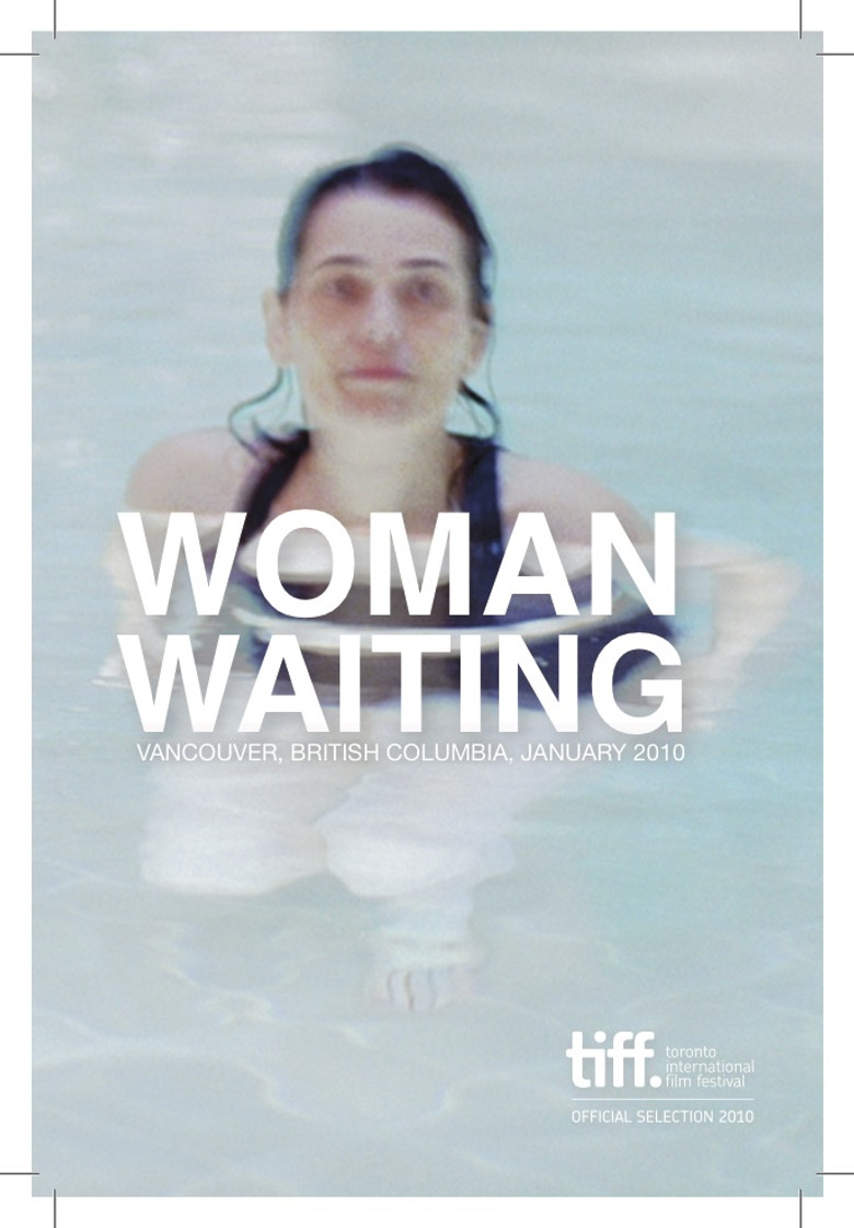 Woman Waiting poster background
