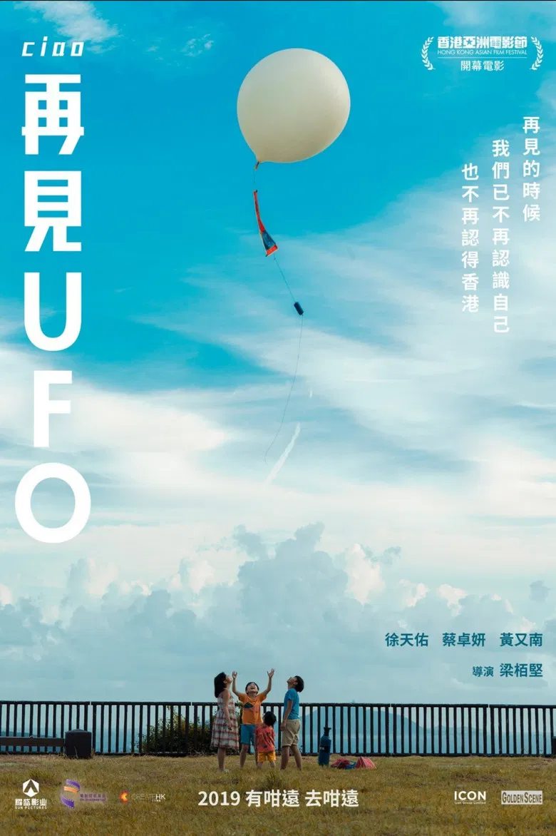 Ciao UFO poster background