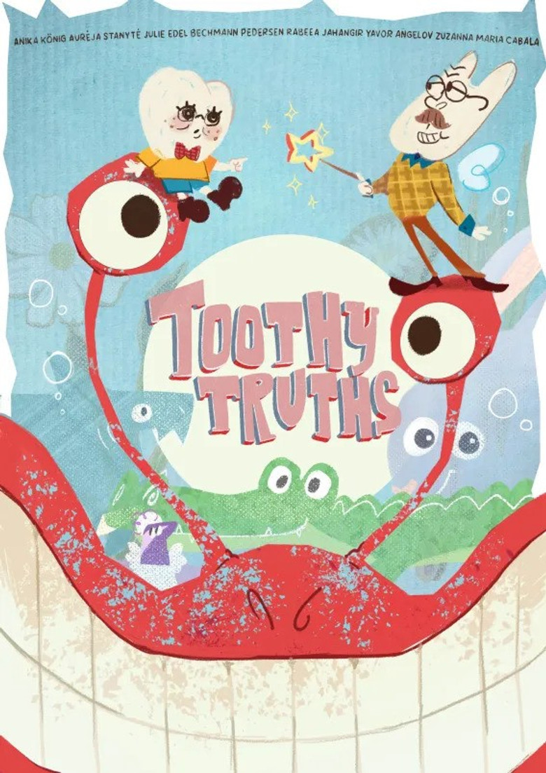 Toothy Truths poster background