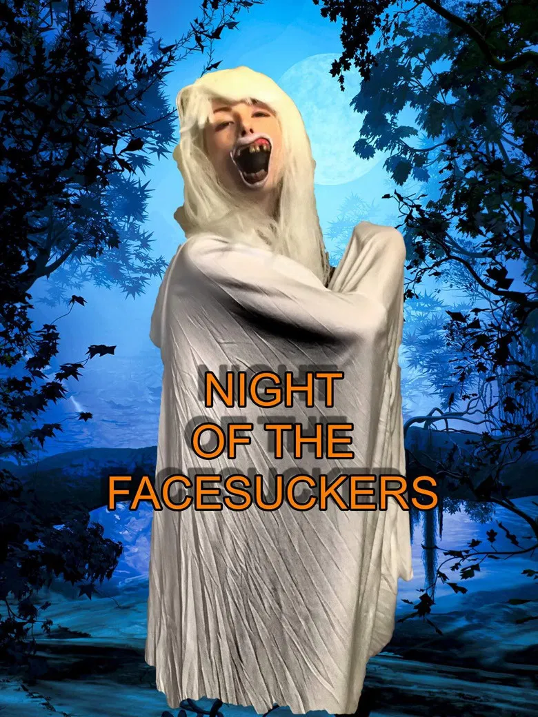 Night of the Facesuckers poster background